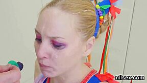 The hot nympho gets awkward anal treatment in the nuthouse