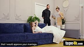 เจ้าสาวรัสเซีย 18+ วัยรุ่นโดนออร์กี้เย็ดหมู่ควยใหญ่