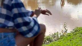 Negro BBC Fucks Married Hotwife on Farm