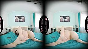 Solo Teen 18+ Maya Stone Is Using a New Glass Dildo in VR!