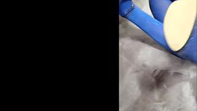 sexy laura in heels waits eagerly to be fucked by her partner.