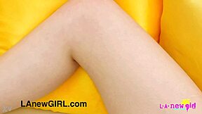 Cute teen brunette reveals her stunning figure in photoshoot