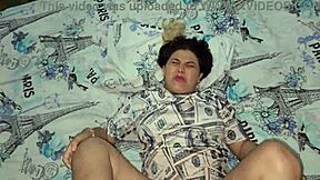 I'm DESTROYING this BLONDE'S PINK WHITE ASS with my THICK BLACK COCK!