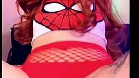 Mj doing blowjob for Spiderman pussyfuck Alicebong