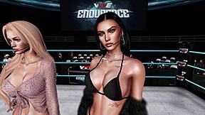 virtual pro wrestling - bikini contest