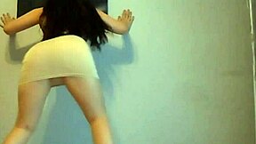 thekassykass twerks big ass in thong