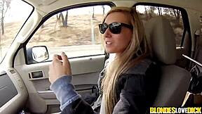 Small tittied blonde pornstar Lilly Banks gets her pussy dicked in hardcore scene