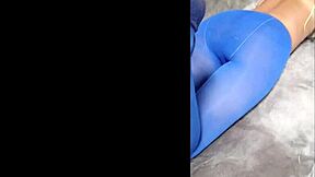 sexy laura in heels waits eagerly to be fucked by her partner.