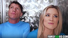 fantastic stepdaughter 3some fucked by stepdad and stepbrother