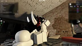 girl with big ass teases with blowjob before sex with follower