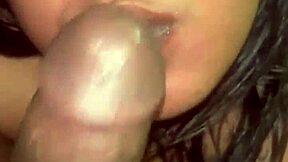 in this narrative, she milks his balls raw with sloppy blowjob and milk