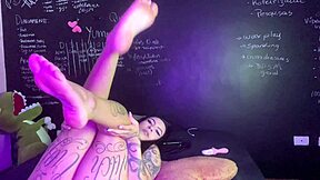 Watch me show off my body, she moans