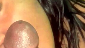 in this narrative, she milks his balls raw with sloppy blowjob and milk