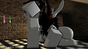 girl with big ass teases with blowjob before sex with follower