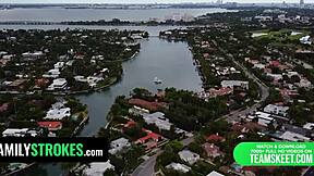 Big Assed Stepmom's Tight Pussy Fucked in Kitchen by Stepson