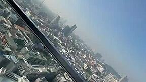 Bikini model at Pattaya pool