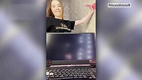 I Got Undressed Through The App But Showed My Real Self And Started Fucking!