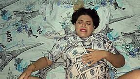 I'm DESTROYING this BLONDE'S PINK WHITE ASS with my THICK BLACK COCK!