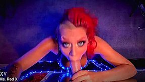 POV step mommy sucks son's cock with dirty talk and humiliation