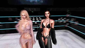 virtual pro wrestling - bikini contest