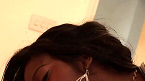 Jasmine Webb Sucks Big Black Cock in Kinky Maid Lingerie