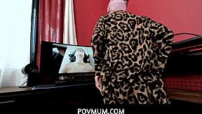 povmum - alex jett curious about new stepmom cali lee wants to see more clothing by giving awesome sex she'll never forget