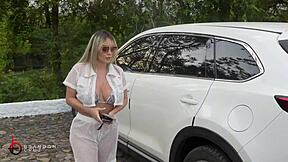 big-titted blonde stranger brings home for intimate encounter with bbc