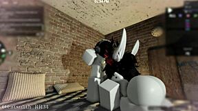 girl with big ass teases with blowjob before sex with follower