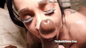 hazel marie chats about getting her phat pussy banged hard by chris cardio in group action