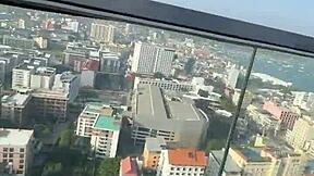 Bikini model at Pattaya pool