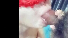 Feeling the best blowjob with cum in mouth