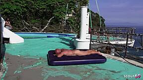 Public anal sex with latina milf near beach!