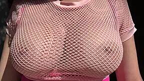 Italian horny milf Artemisia Love big tits bouncing outdoors