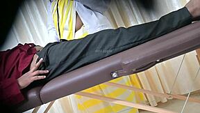 Lucky Guy Got Handjob From Doctor