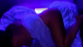 Fucking a stepmom in neon light! 😍