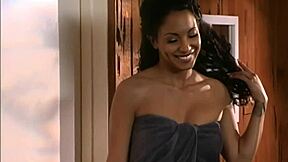 Dee and Holly in Lesbian Interracial Oral Sex with Strapon