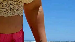 I Go To The Beach Almost Naked To Make Him Hard!