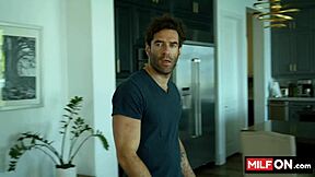 Is the horny wife cheating by sucking and fucking the teen?