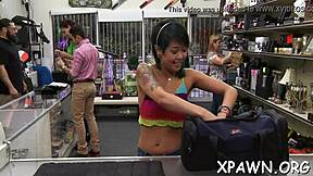 Reality sex unfolds in ghetto with blowjob and rough fucking