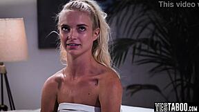 Russian teen straightened by mature cop's big dick