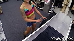 Reality sex unfolds in ghetto with blowjob and rough fucking