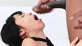 Teens Face Jizz Blasted In High Definition Interracial Action