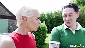 Wow, blonde socialite granny Francesca Kitten in hardcore sex! She gets blowjob and cumshot - Gilfaf.