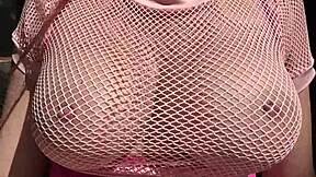 Italian horny milf Artemisia Love big tits bouncing outdoors