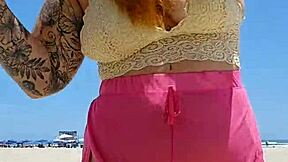 I Go To The Beach Almost Naked To Make Him Hard!