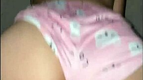 Homemade scene with heartbroken sister-in-law in pajamas