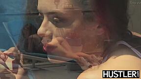 stunning lana rhoades pussy stretched by rough fucking cock