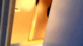 spying on my step mom in the shower while she's bathing and getting chubby