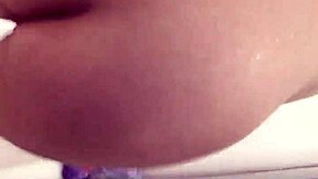 spying on my step mom in the shower while she's bathing and getting chubby