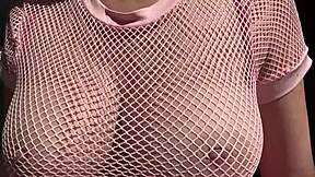 Italian horny milf Artemisia Love big tits bouncing outdoors